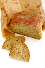 bread and paper packaging