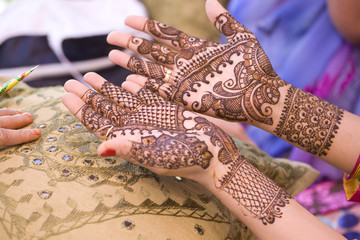 henna design, bride , wedding , Rajasthan, India