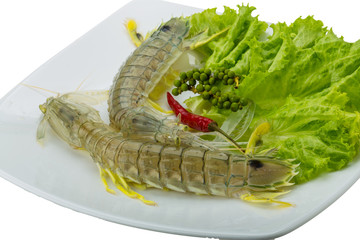 Raw Spiny lobster