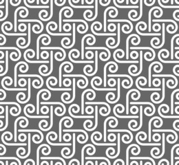 Abstract spiral vector seamless background. Vector illustration