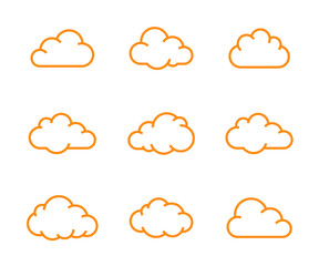 Cloud shapes collection
