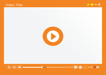 Video player media for web and mobile apps