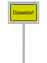 Düsseldorf - Ortsschild