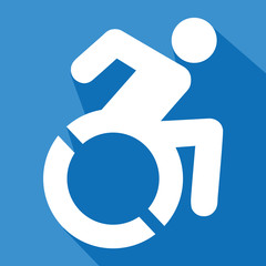 Logo personne handicapée.