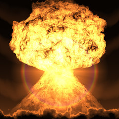 atombombenexplosion nuclear explosion © moonrun