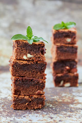 Chocolate brownie cake