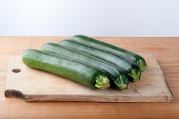 Group of zucchini