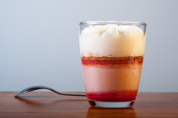 dessert in glass