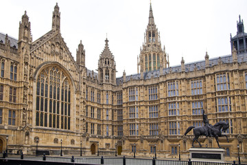 Fototapeta na wymiar LONDON, WESTMINSTER, UK - APRIL 05, 2014 Houses of Parliament 