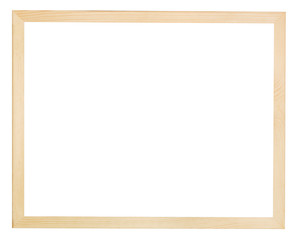 modern flat narrow light wooden picture frame