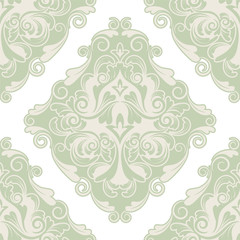 seamless wallpaper. damask pattern. flower background