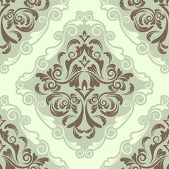 seamless background.damask pattern.invitation card