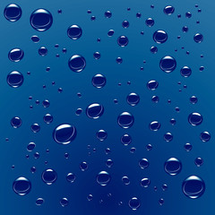 bubble gas water blue backgroun