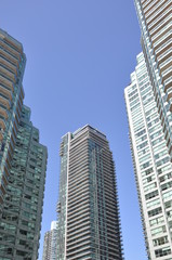 Fototapeta na wymiar High rise residences
