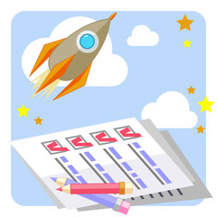 Startup concept with to do list