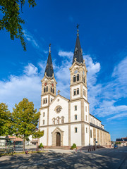 Fototapeta na wymiar Saint-Symphorien kościół Illkirch-Graffenstaden - Alzacja, Fran
