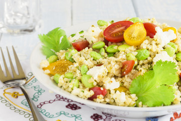 Edamame Tabbouleh