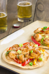 Spicy Shrimp Pizza