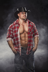 Sexy men like cowboy