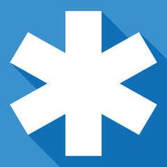 Fototapeta premium Karetka z logo.