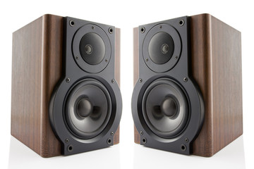 Fototapeta premium Pair of music speakers