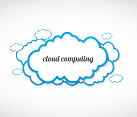 Cloud computing concept