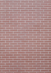 Closeup of red brick wall as background or texture