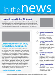 Newsletter template layout - 63832540