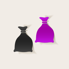realistic design element: sack