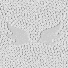 pills concept: wing, feather, angel