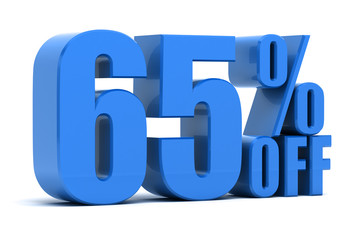 65 percent off
