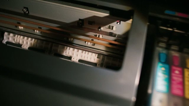 Printer machine printing