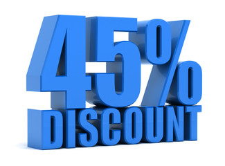 Discount 45 percentage