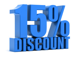 Discount 15 percentage