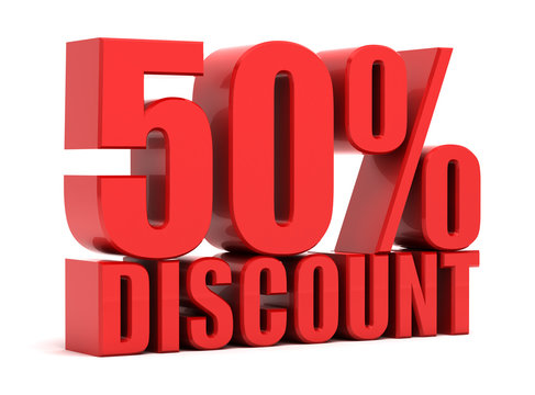 Discount 50 Percent