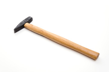 Hammer isolated white background