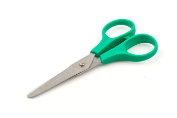 Scissors isolated white background