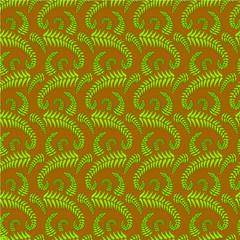 Vector seamless floral pattern - natural background