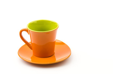 Isolated Orange mug