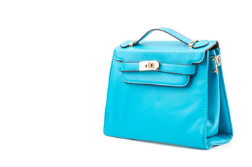 Handbag isolated white background