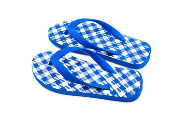 Flip flops isolated white background
