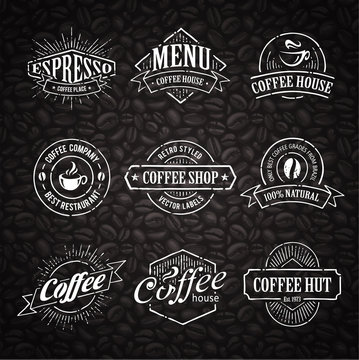 Hand-drawn Coffee Stamps