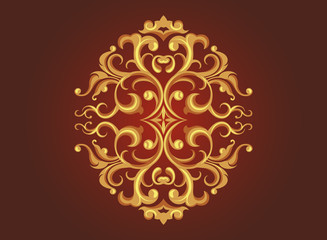Beautiful pattern style vector wallpaper
