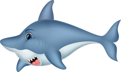 Shark cartoon character
