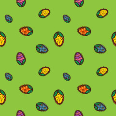 Seamless Easter pattern.