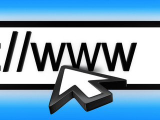 Obraz premium abstract address line