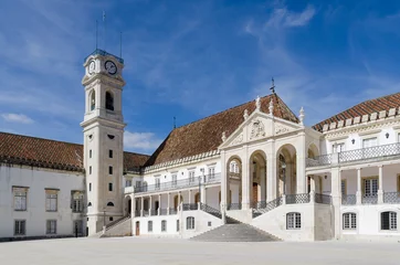 Fototapete  Künstlerisches Denkmal Hauptgebäude der Universität Coimbra