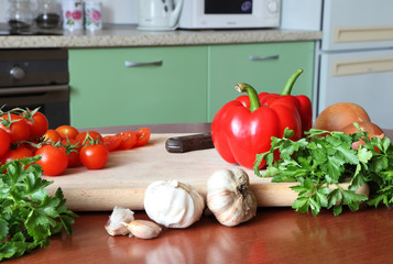 Fresh tasty vegetables