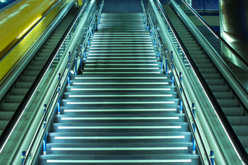 Escaleras de metro