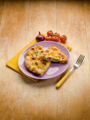 omelet with tomatoes